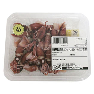 ボイルホタルイカ（生食用）　富山県産他　１パック
