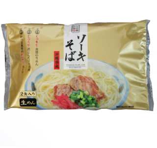 与那覇食品 ソーキそば生めん２食袋セット 　３２４ｇ 