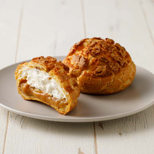 紀ノ国屋　贅沢なキャラメルとホイップのクッキーシュークリーム　