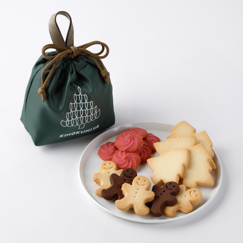 紀ノ国屋　クリスマススイーツバッグ（グリーン）　１袋